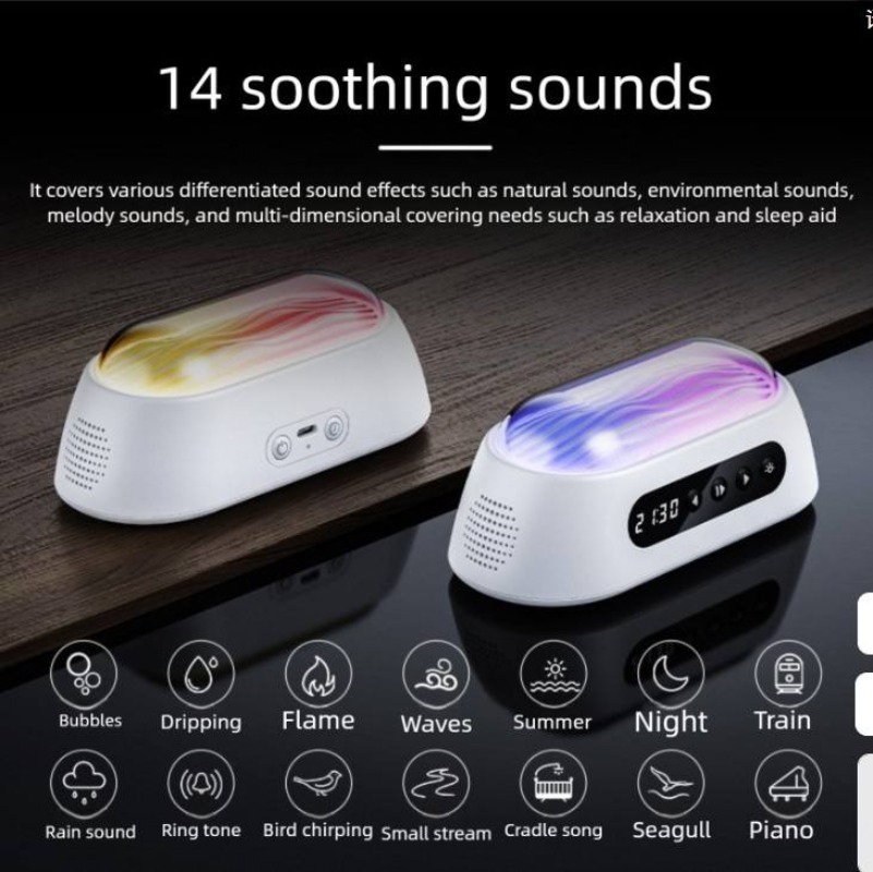 Audio Music Offline - Luz nocturna RGB portátil creativa, Altavoz