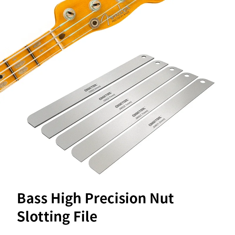 Bass Guitar Strings - Juego de limas para ranurar tuercas