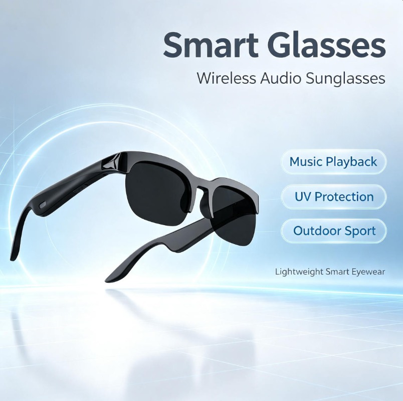 Audio Music For Video - Gafas de Sol Inteligentes 2026 con