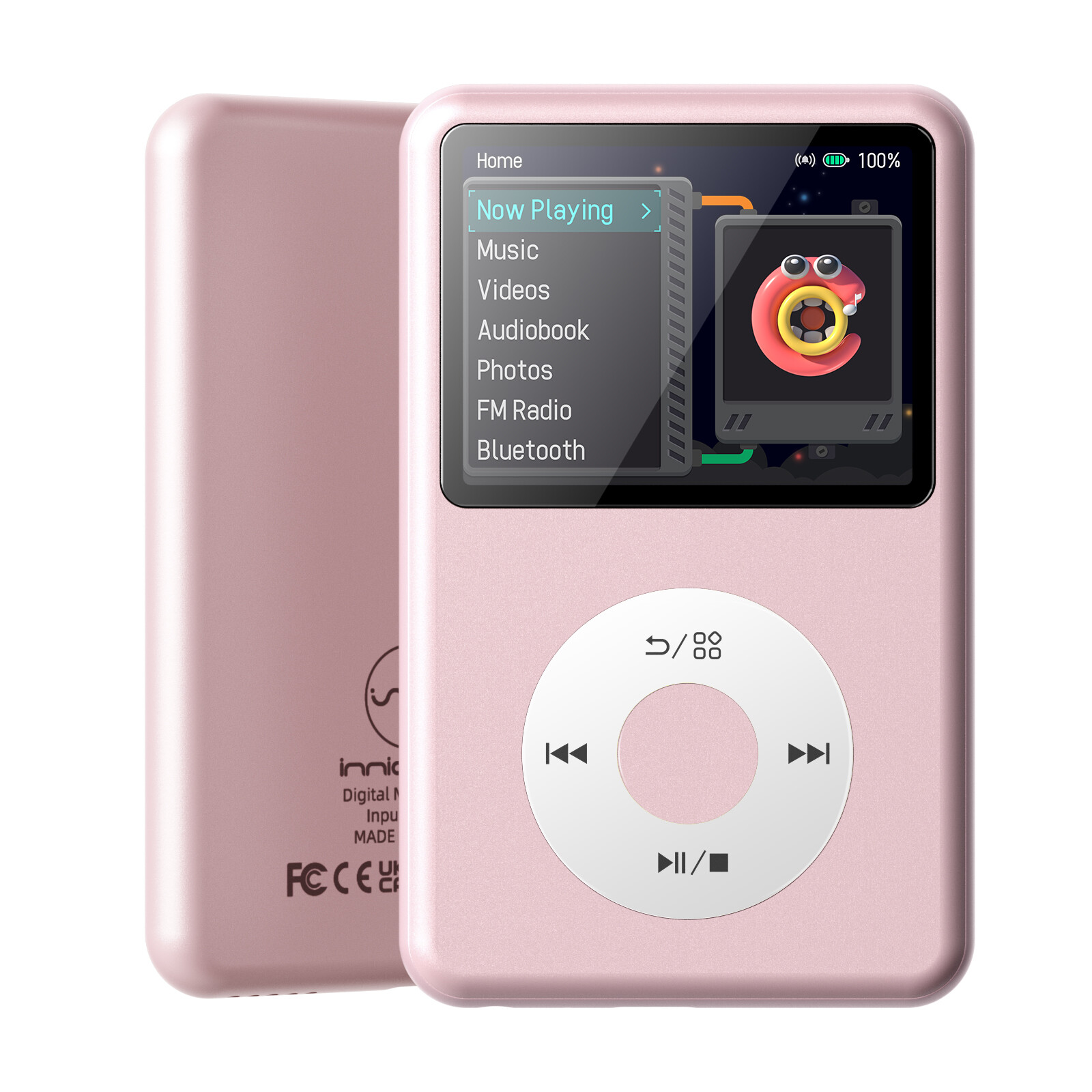 Audio Music Kids - Reproductor de música MP3 con Bluetooth,