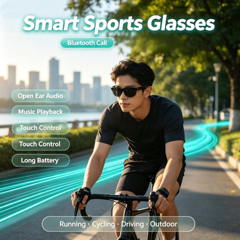 Audio With Music - Gafas Deportivas Inteligentes con Audio de