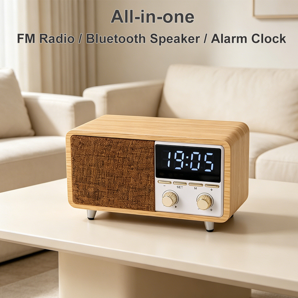 Audio Music Spotify - Radio FM Multifuncional RD-X9, Altavoz Bluetooth