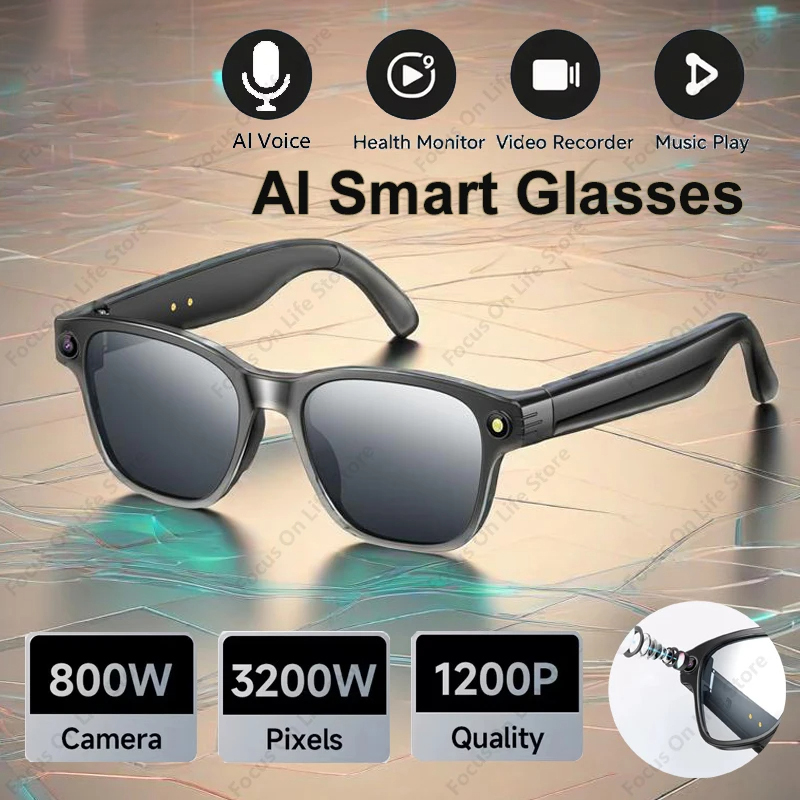 Audio Music For Video - Gafas Inteligentes con IA, Cámara de