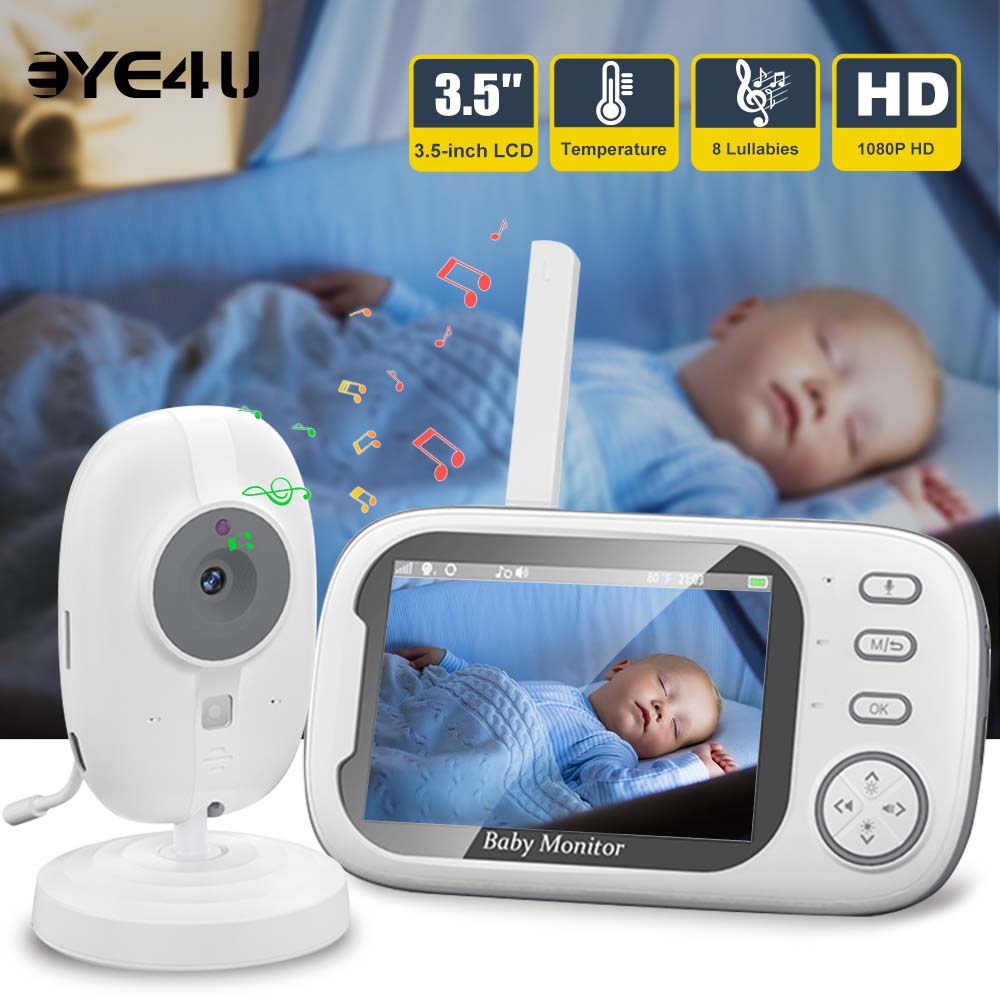 Audio Music For Video - Monitor de vídeo para bebés, 3.5'',