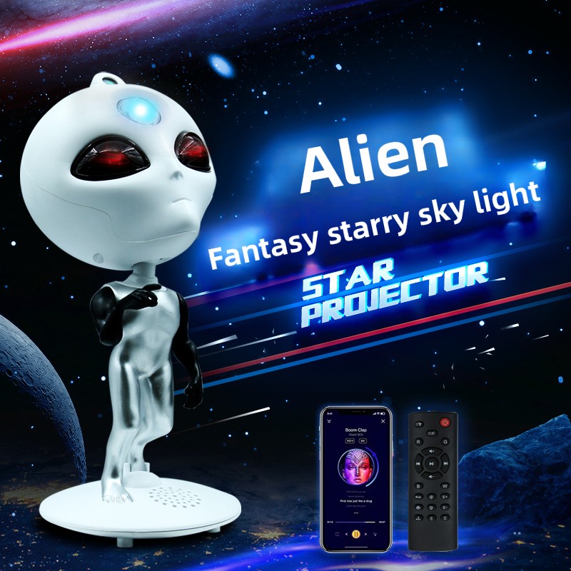Audio Music Spotify - Proyector Alien Galaxy Star con Altavoz