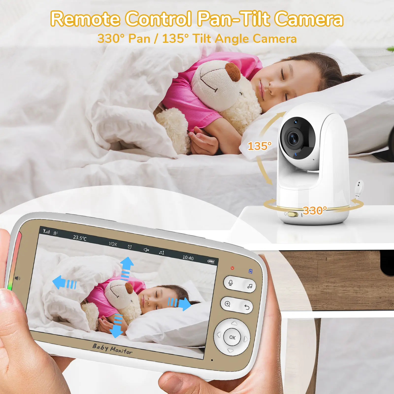 VB803 PRO Baby Monitor,con 2pc - Audio Music For Video reseña y precio