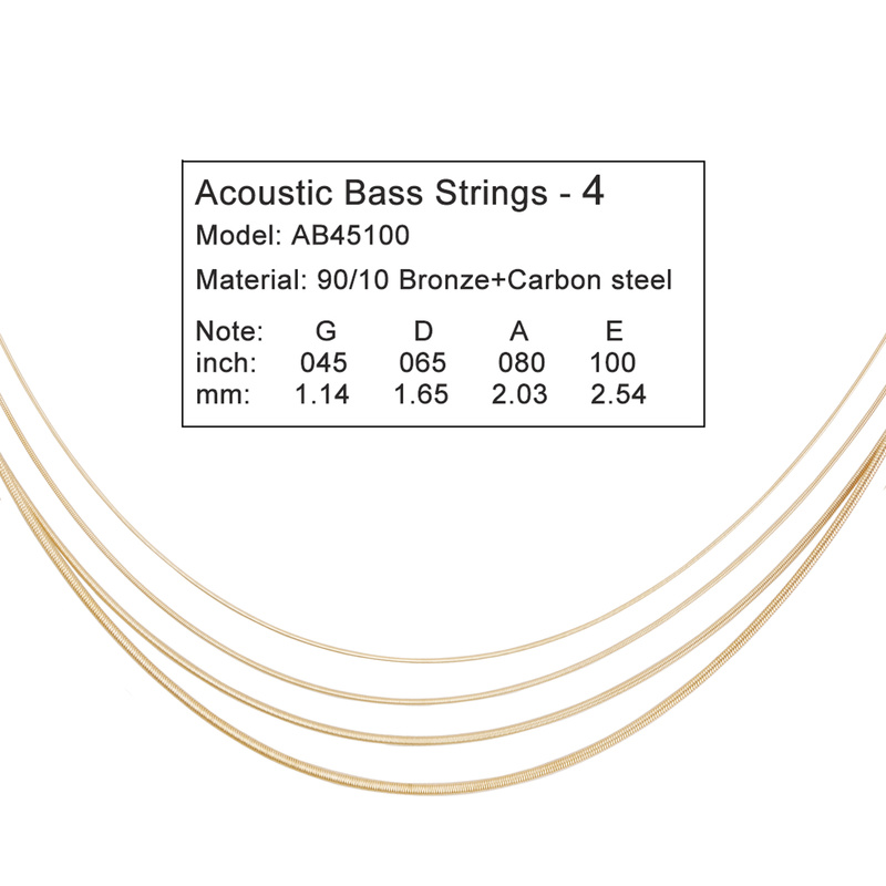 4 cuerdas de Bajo acústico ANT - Bass Guitar Strings reseña y precio