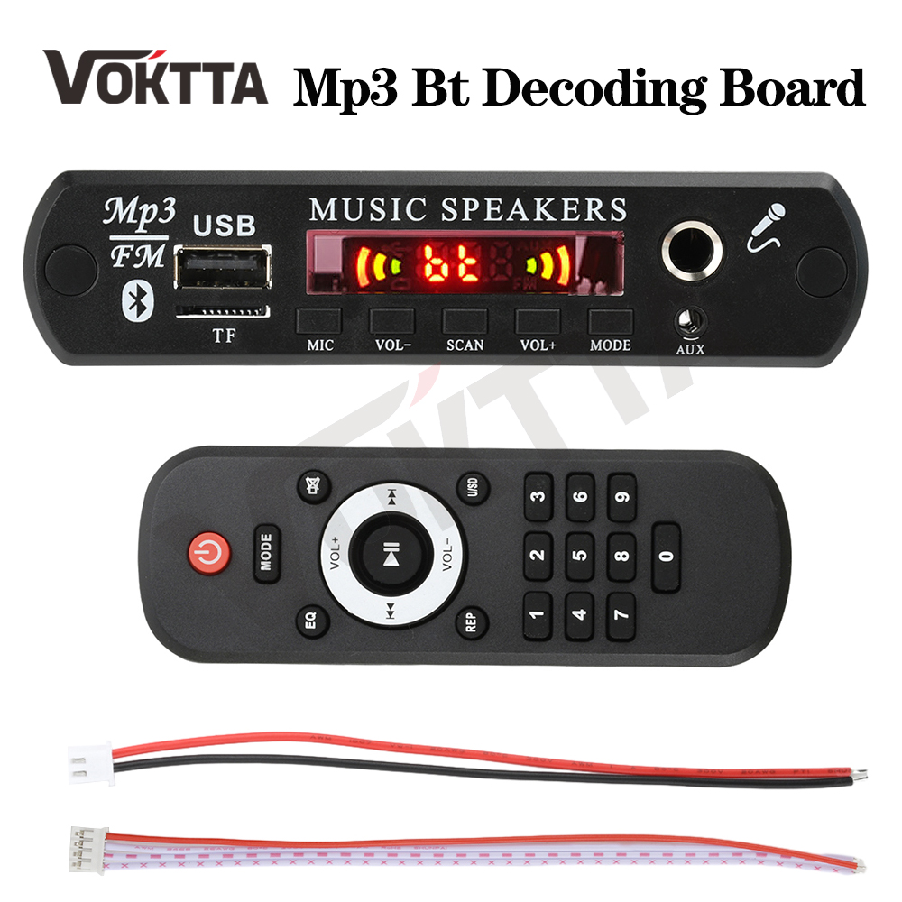 DC 12V Bluetooth 5,0 MP3 WMA W - Audio Music Wave reseña y precio