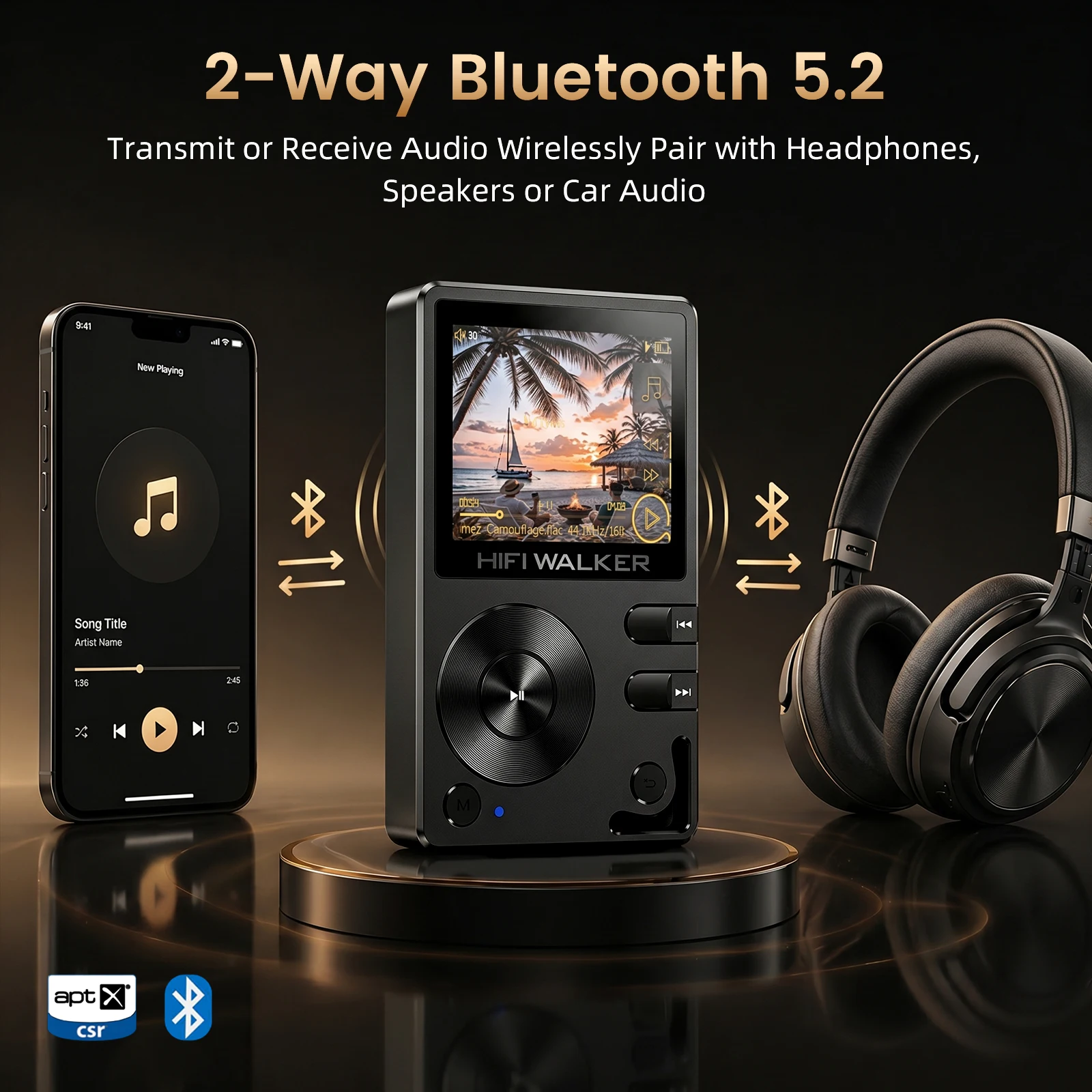 Reproductor DAP HIFI, Bluetoot - Audio Music Offline reseña y precio