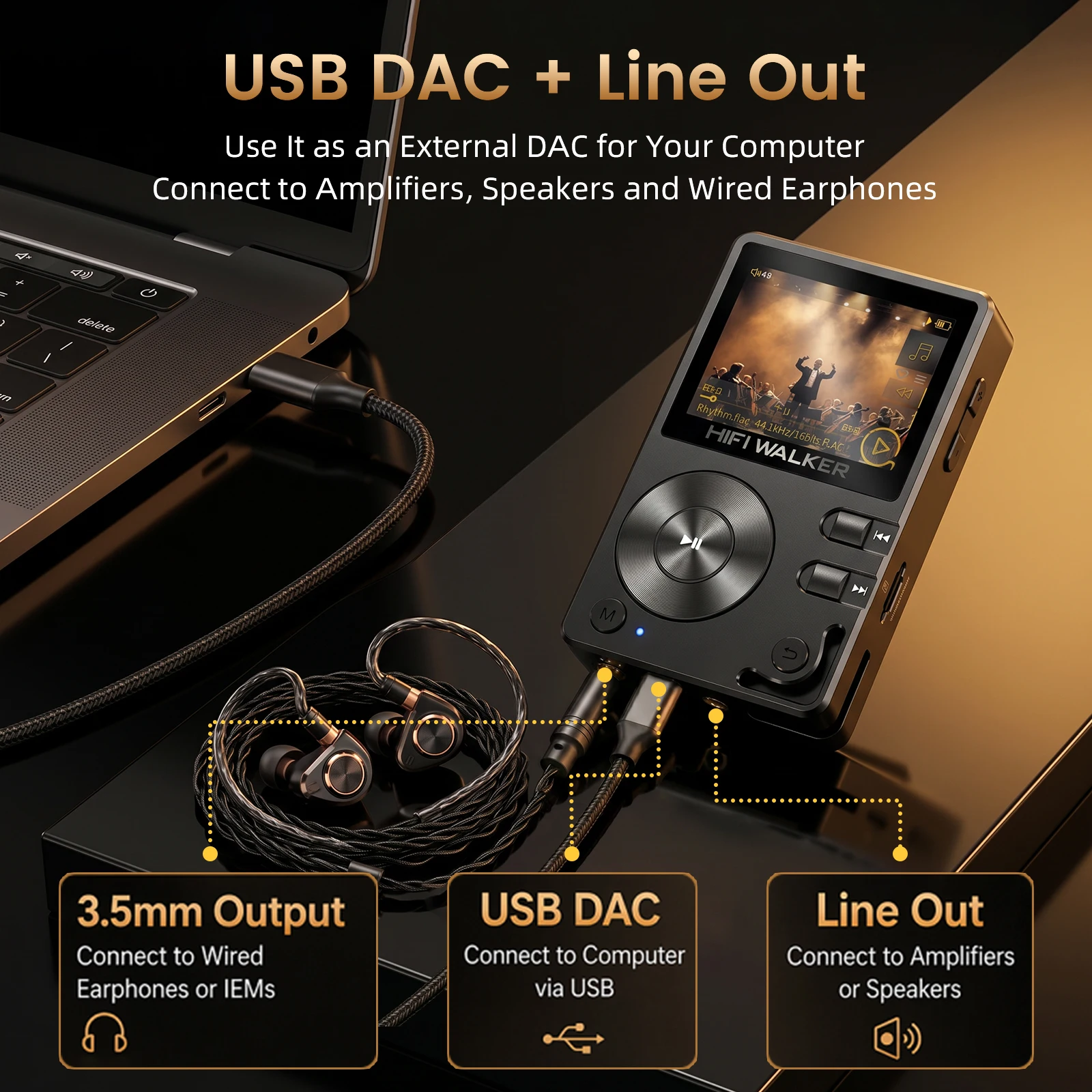 Reproductor DAP HIFI, Bluetoot - Audio Music Offline reseña y precio