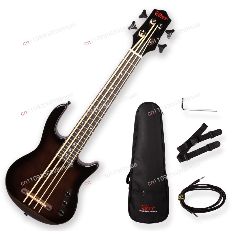 Bajo Eléctrico Negro con Másti - Bass Guitar Strings reseña y precio