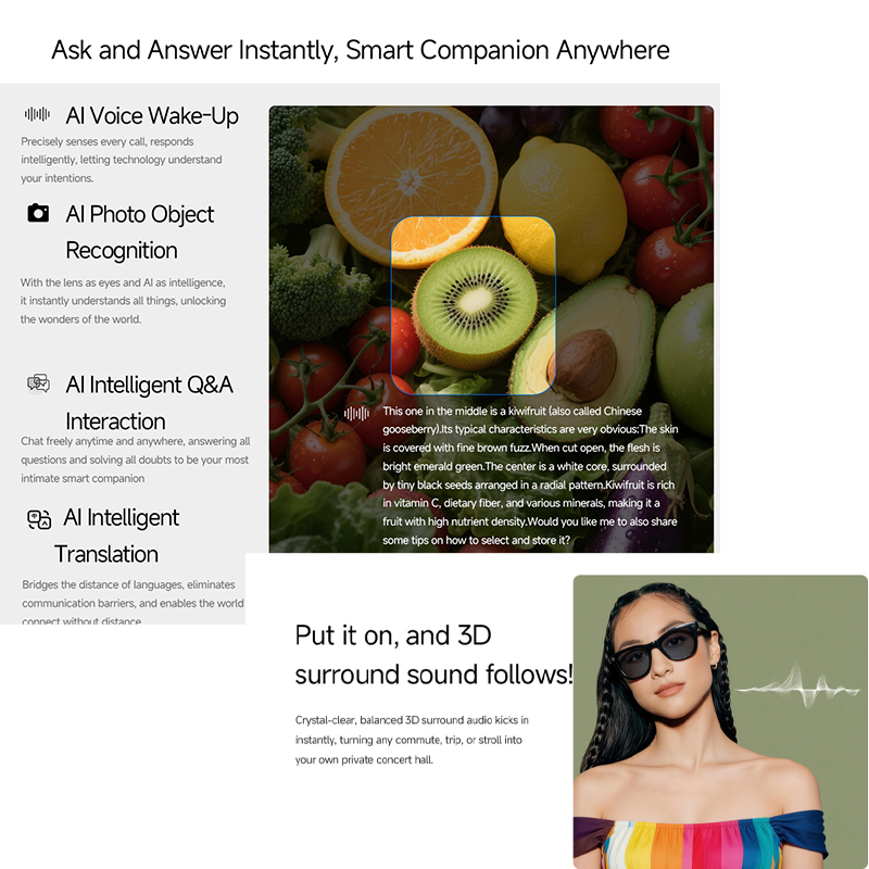 Gafas Inteligentes con IA 2026 - Audio Music For Video reseña y precio
