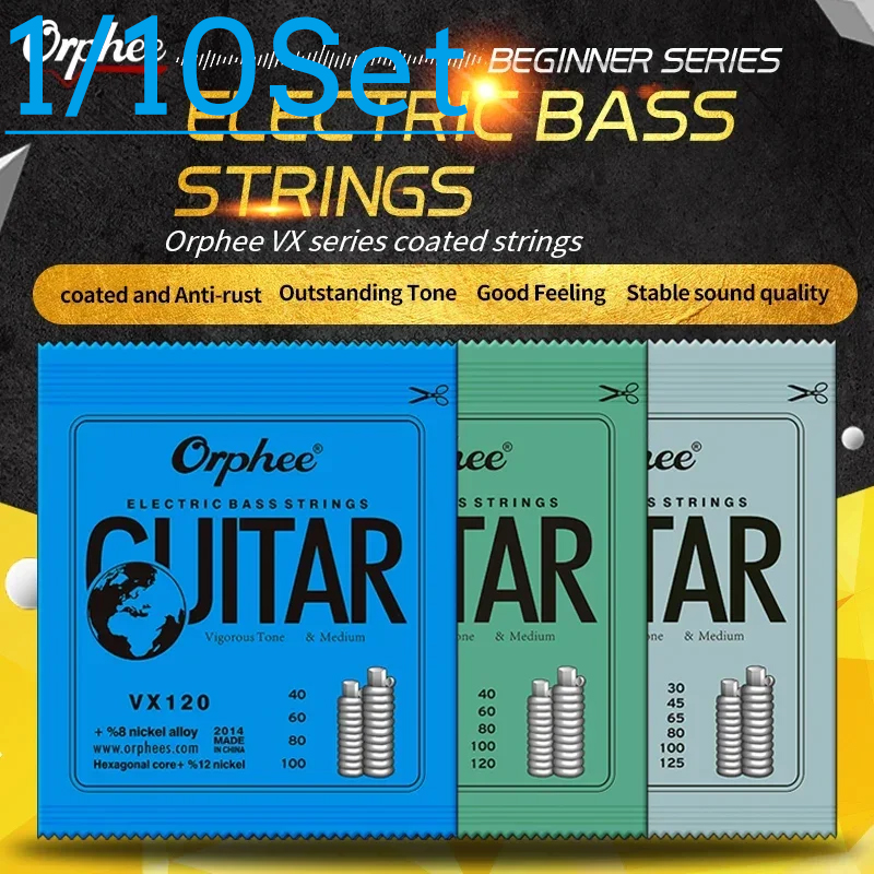Orphee 4/5/6 cuerdas de bajo e - Bass Guitar Strings reseña y precio