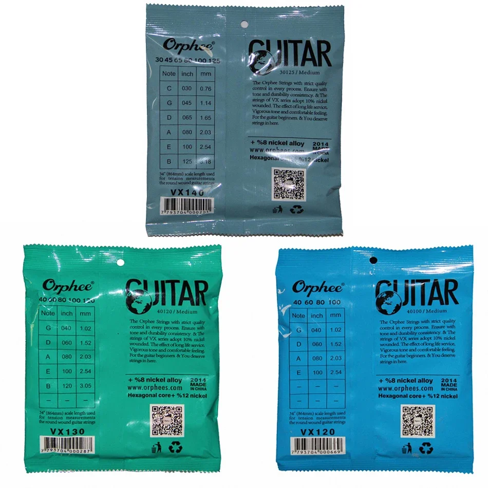 Orphee 4/5/6 cuerdas de bajo e - Bass Guitar Strings reseña y precio