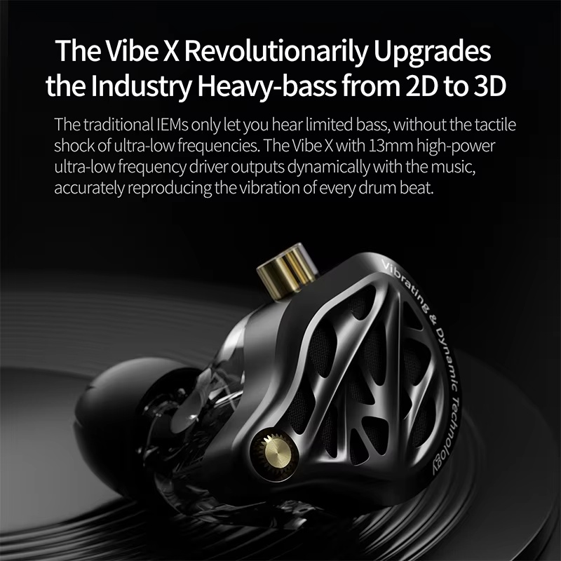 Audífonos Kz Vibe X con vibrac - Audio Vibes Music reseña y precio
