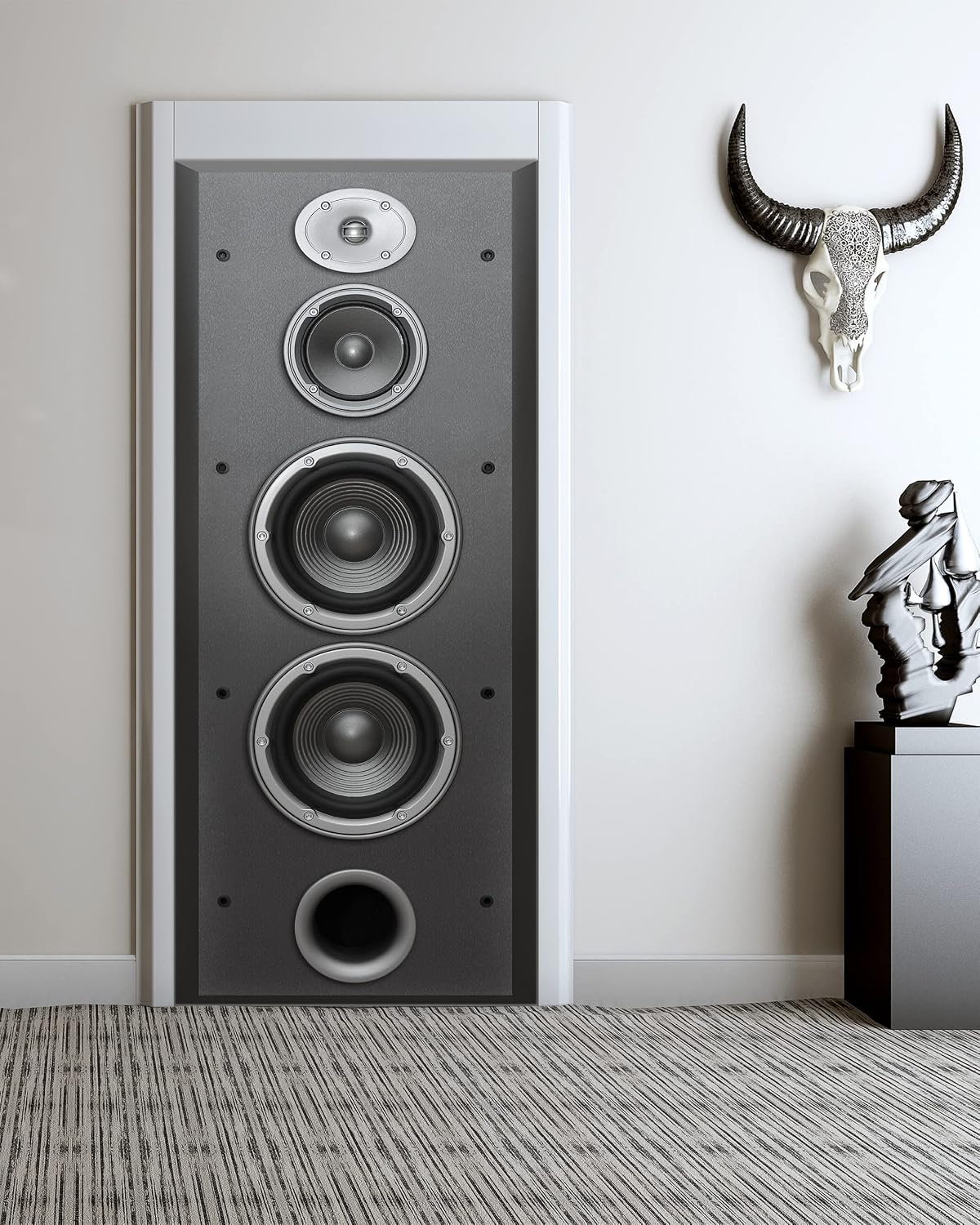 Pegatina para Puerta con Diseñ - Audio Music Remove reseña y precio
