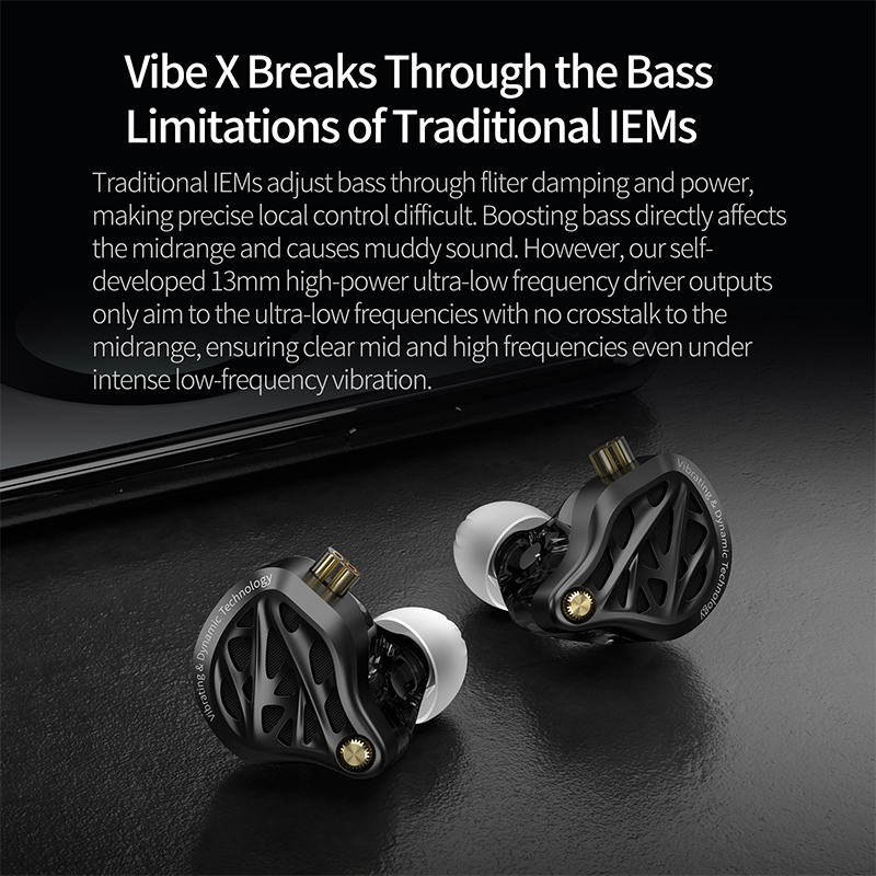 Audífonos KZ Vibe X con vibrac - Audio Vibes Music reseña y precio