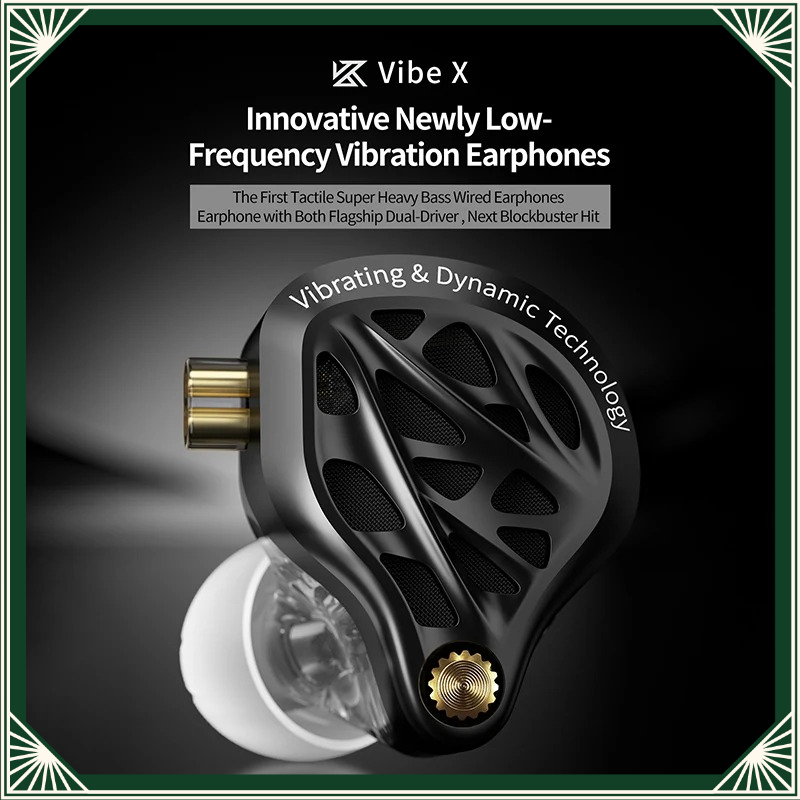 Audífonos KZ Vibe X con vibrac - Audio Vibes Music reseña y precio