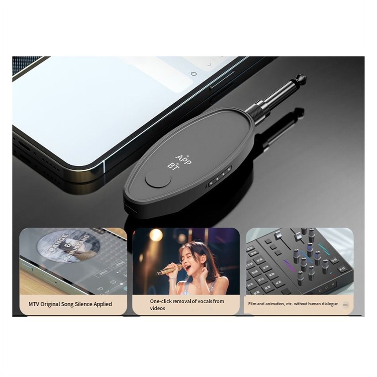 Adaptador receptor de Audio pu - Audio Music Remove reseña y precio