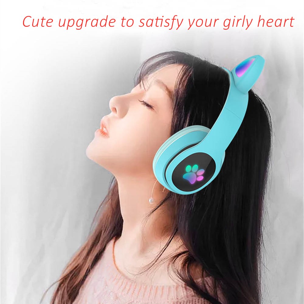 Lindo gato LED auriculares ina - Audio Music Kids reseña y precio