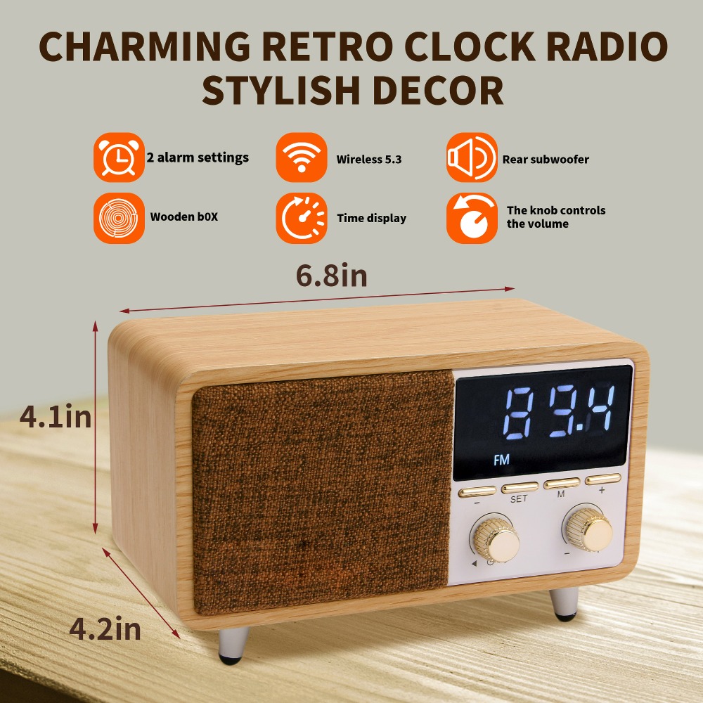 Radio FM Multifuncional RD-X9, - Audio Music Spotify reseña y precio