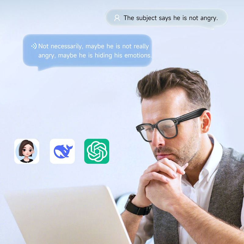 Gafas Inteligentes con IA, Cám - Audio Music For Video reseña y precio