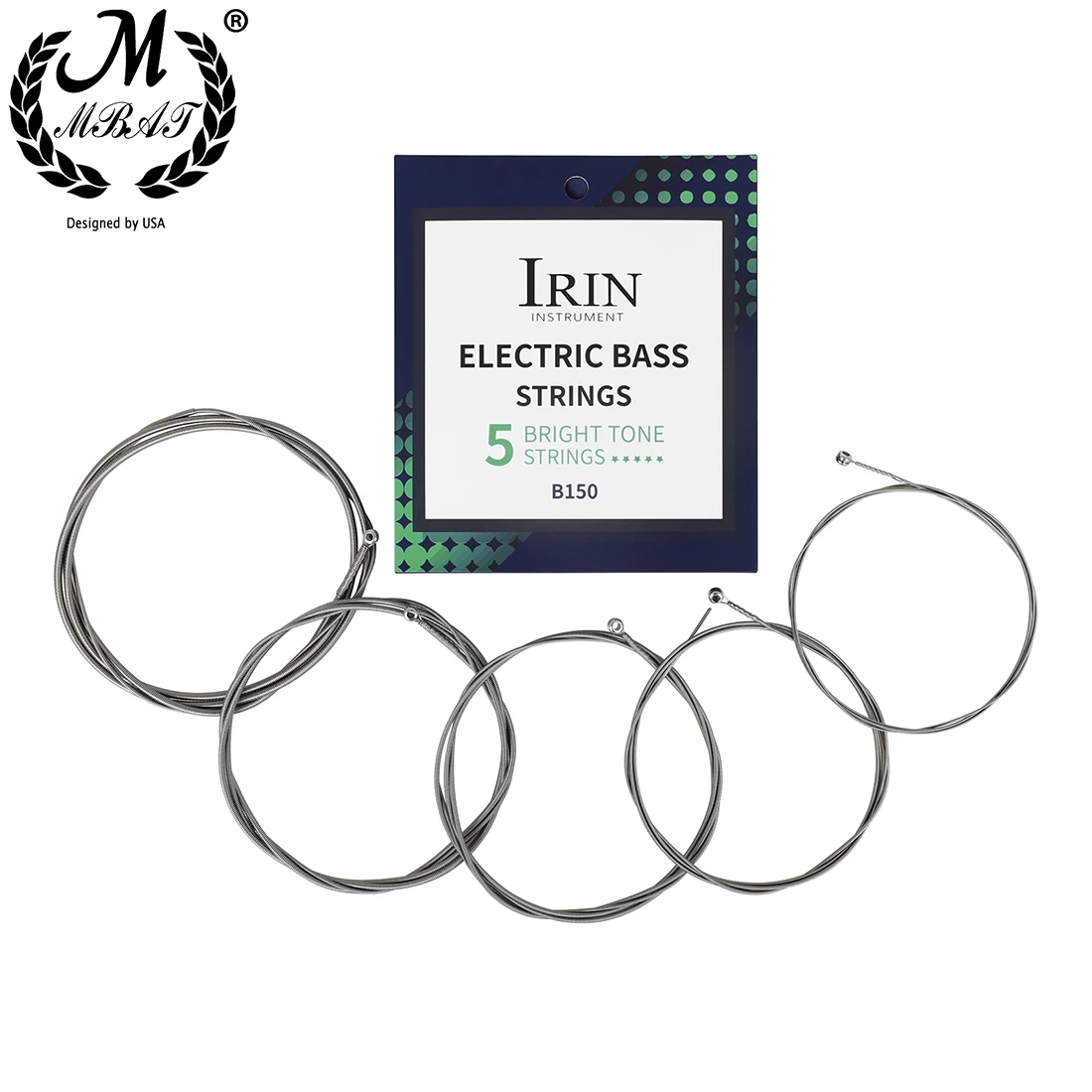 M MBAT-bajo eléctrico de 5 cue - Bass Guitar Strings reseña y precio