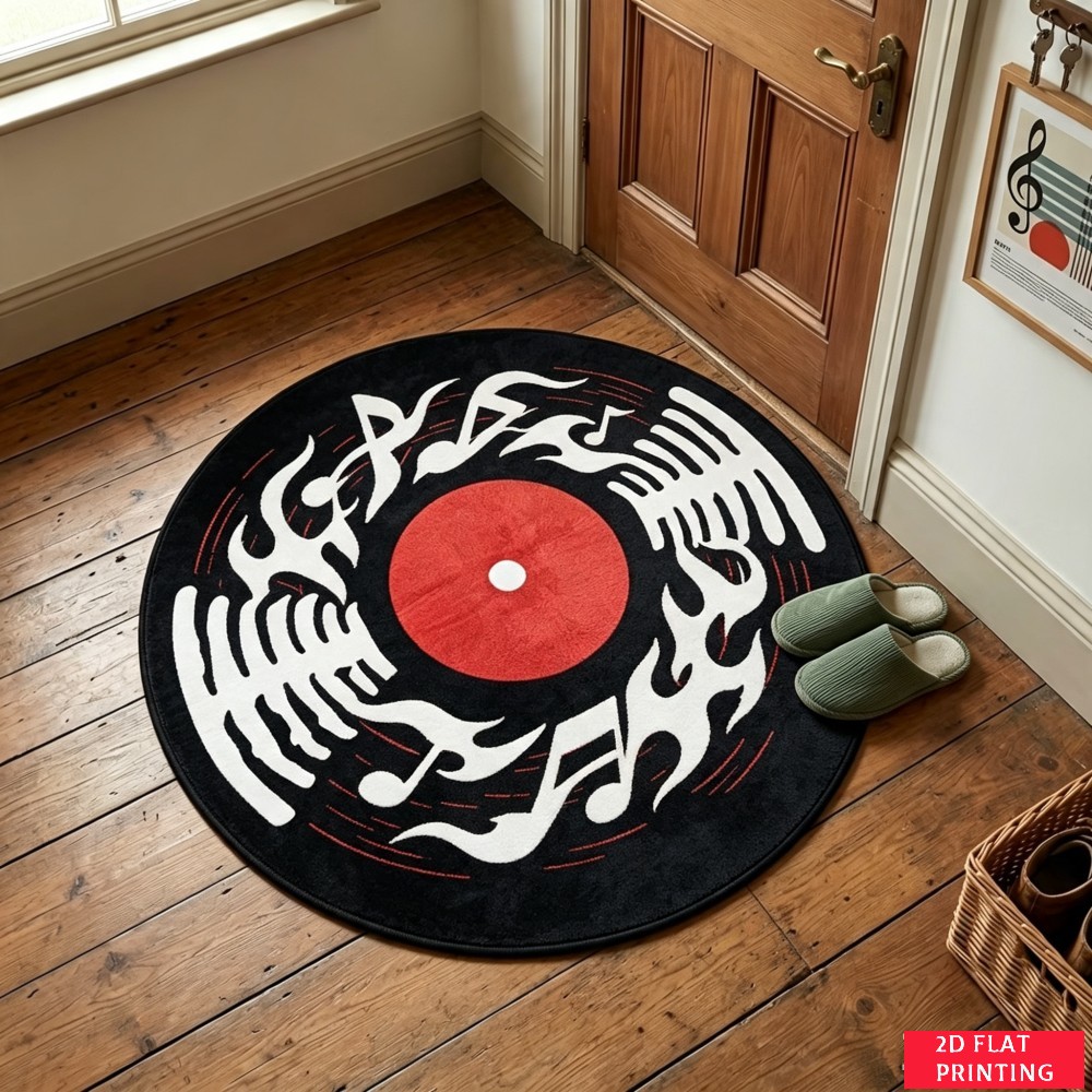 Alfombra Redonda Retro de Vini - Audio Vibes Music reseña y precio