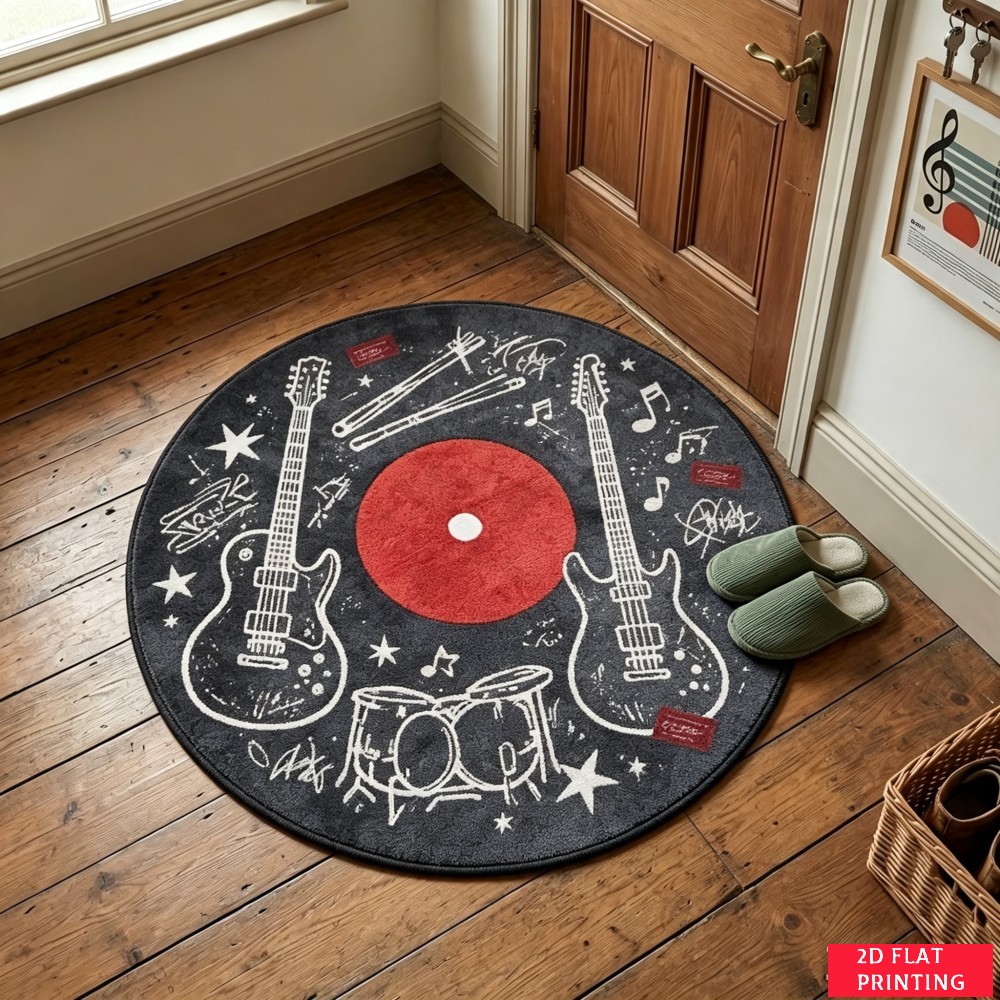Alfombra Redonda Retro de Vini - Audio Vibes Music reseña y precio