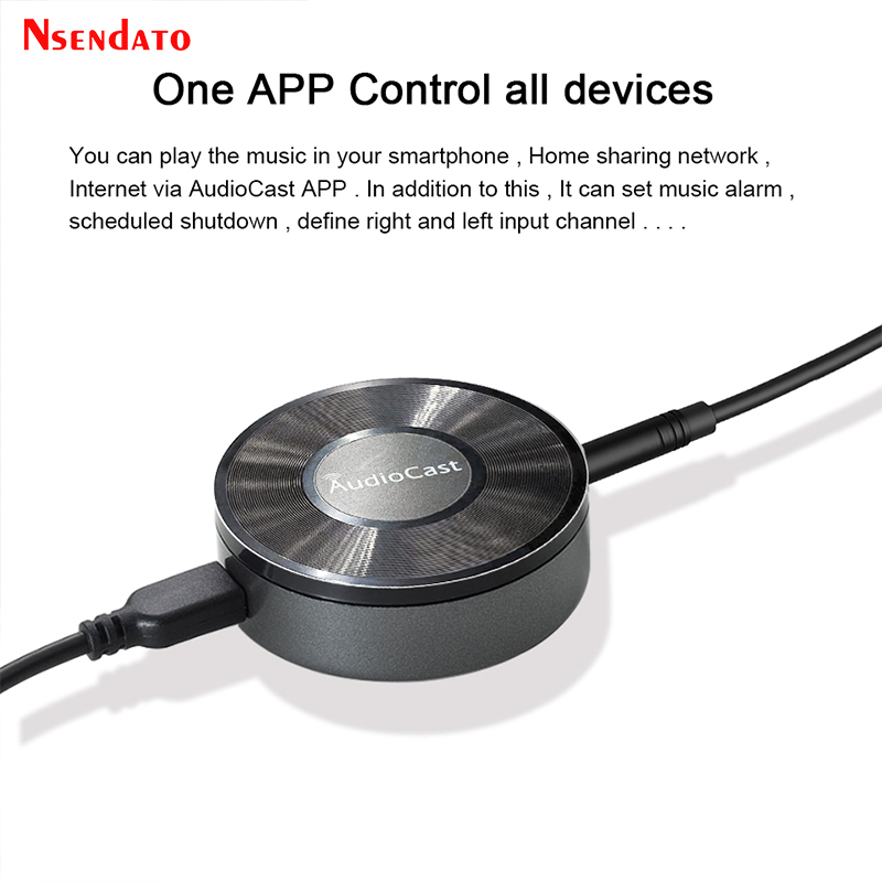 AudioCast M5 para Airplay, rec - Audio Music Spotify reseña y precio
