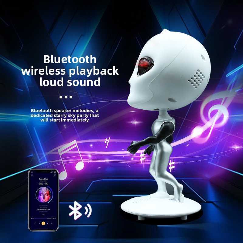 Proyector Alien Galaxy Star co - Audio Music Spotify reseña y precio